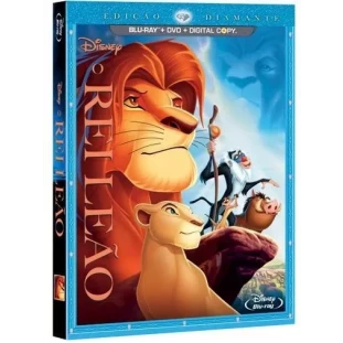 Blu-ray - O Rei Leão - Edição Diamante (Triplo) - Com luva