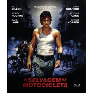 Blu-ray - O Selvagem da Motocicleta (Francis Ford Coppola - Nicolas Cage - Diane Lane - Mickey Rourke)