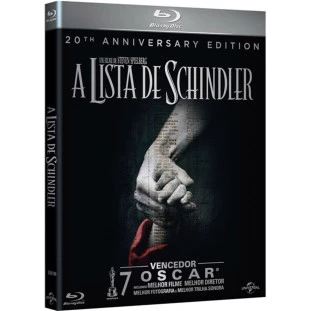 Blu-ray - A Lista de Schindler - Edição de Colecionador de 20º Aniversário (Steven Spielberg) - DUPLO