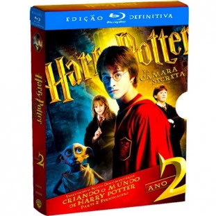 Blu-ray - Harry Potter e a Câmara Secreta - Edição Definitiva (Livro Ilustrado e 3 BDS)