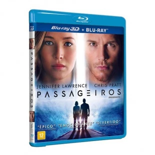 Blu-ray - Passageiros (3D + 2D) Com Jennefer Lawrence e Chris Pratt