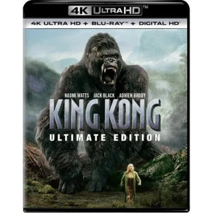 Blu-ray 4K - King-Kong - Ultimate Edition - Versão de Cinema e Estendida (Peter Jackson - Naomi Watts - Jack Black)
