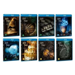 Blu-ray - Harry Potter - Coleção Completa (16 Discos)