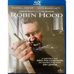 Blu-ray - Robin Hood (Ridley Scott - Russell Crowe - Cate Blanchett) - 2 Versões do Filme - Cinema e Diretor