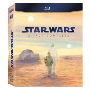 Blu-ray - Star Wars - A Saga Completa (6 Filmes e 9 discos) - Mais de 40 Horas de Extras