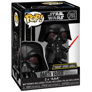 Funko Pop! Star Wars 795 - Darth Vader ( Brilha e emite sons)