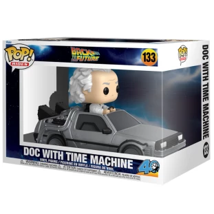 Funko Pop! Rides - Back To The Future (De Volta Para o Futuro) 133 - Doc With Time Machine