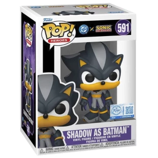 Funko Pop! Heroes - Sonic The Hedgehog 591 - Shadow as Batman