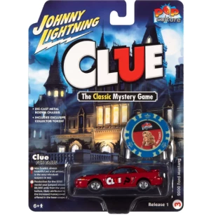 Johnny Lightning - Pop Culture - Clue - The Classic Mystery Game - 2000 Ford Mustang