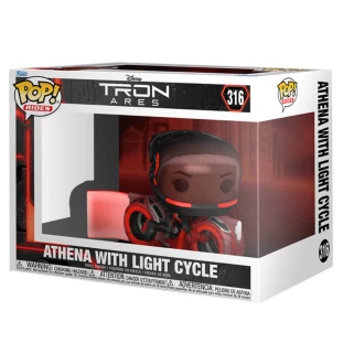 Funko Pop! Rides - Disney - Tron Ares 316 - Athena With Light Cycle