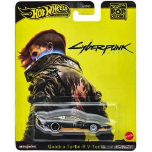 Hot Wheels Premium - Pop Culture HXD63 - JBL57 - Cyberpunk 2077 - Quadra Turbo-R V-Tech