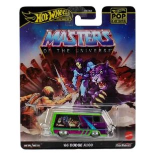 Hot Wheels Premium - Pop Culture - He-Man - Mestres do Universo (HXD63 - JBL69) - ´66 Dodge A100