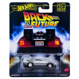 Hot Wheels Premium - Pop Culture - De Volta Para o Futuro (HXD63 - JBL65) - Back To The Future Time Machine