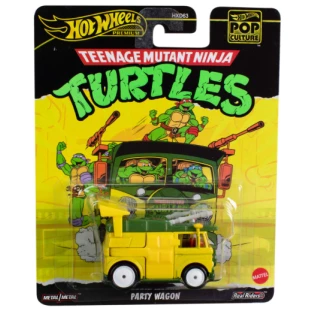 Hot Wheels Premium - Pop Culture - Teenage Mutant Ninja Turtles (HXD63 - HXF04) - Party Wagon