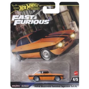 Hot Wheels Premium - Fast & Furious 4/5 - (HNW46 - JBM04) - Alfa Romeo Giulia Sprint GTA (Velozes e Furiosos)