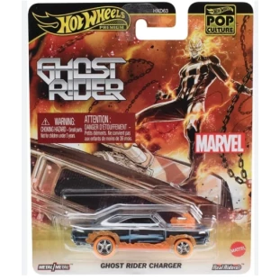 Hot Wheels Premium - Pop Culture - Marvel - Ghost Rider Charger (HXD63 - JBL81)