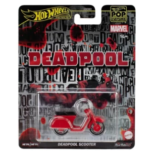 Hot Wheels Premium - Pop Culture - Marvel - Deadpool (HXD63 - JBL70) - Deadpool Scooter
