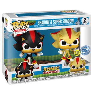 Funko Pop! Games - Sonic Shadow & Super Shadow - 2 Pack