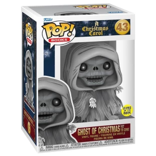 Funko Pop! Books - A Chrístmas Carol 43 - Ghost Of Christmas Yet To Comet - O Fantasma do Natal Futuro (Brilha no Escuro)