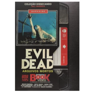 Livro - Evil Dead - Arquivos Mortos / O Massacre da Serra Elétrica - Arquivos Sangrentos (DarkSide) - Edição de Colecionador - Terror BOX VHS