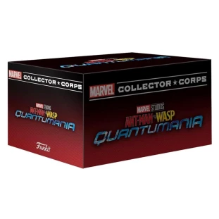 Funko Marvel Collector Corp - Ant-Man and The Wasp - Homem Formiga e a Vespa (2 Funkos + Camiseta + Botton + Adesivo)