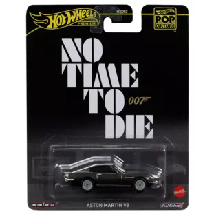Hot Wheels Premium - Pop Culture - 007 - Sem Tempo para Morrer - Aston Martin V8 (HXD63 - HVJ36)