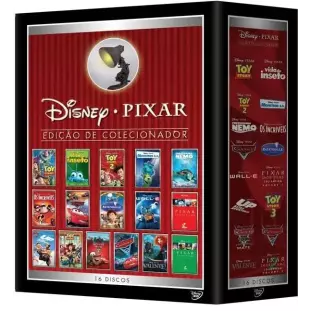 DVD - Disney - PIXAR - Coleção com 16 Filmes