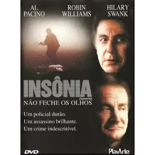 DVD - Insônia (Nolan - Al Pacino - Robin Williams - Hilary Swank)