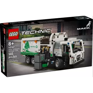 LEGO - Technic - Mack LR Electric Garbage Truck 42167 - Caminhão de Lixo