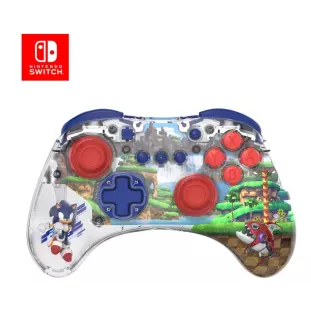 Jogo - Nintendo Switch - REALMz Wireless Controller: Sonic Green Hill Zone - Sonic The Hedgehog