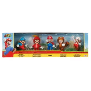 Brinquedo - Super Mario - 5 Figuras (Jakks)