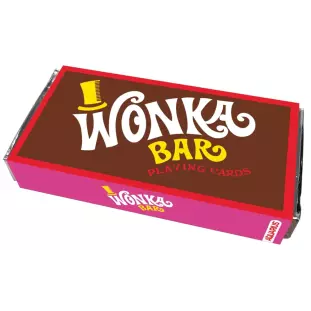 Baralho Premium Willy Wonka (Edição Barra de Chocolate) - A Fantástica Fábrica de Chocolate