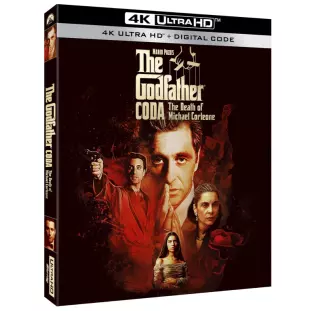 Blu-ray 4K - O Poderoso Chefão CODA - A Morte De Michael Corleone (Al Pacino - Andy Garcia - Diane Keaton - Francis Ford Coppola - Mario Puzo)