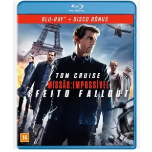 Blu-ray - Missão Impossível - Fallout (DUPLO) - Tom Cruise - Simon Pegg - Henry Cavill - Ving Rhames - Vanessa Kirby - Michelle Monaghan