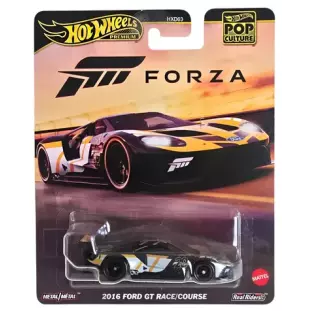 Hot Wheels Premium - Pop Culture - Forza 20 Anos - 2016 Ford GT Race/Course (JBL67 - HXD63)