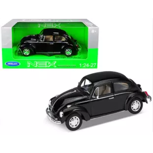 Miniatura - Fusca - Volkswagen Beetle - Escala 1/24 - Welly - Nex Models (California Toys)