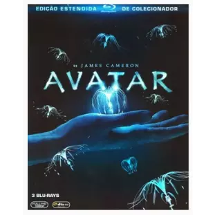 Blu-ray - Avatar - Edição Estendida de Colecionador (3 Blu-rays - 3 versões do filme e mais de 8 horas de extras) - James Cameron
