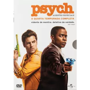 DVD - Psych - 4ª Temporada Completa - Agentes Especiais