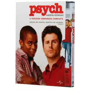 DVD - Psych - 3ª Temporada Completa - Agentes Especiais