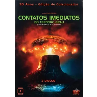 DVD - Contatos Imediatos do Terceiro Grau - Edição de 30º Aniversário (3 DVDS - Com 3 versões do filme) - Steven Spielberg
