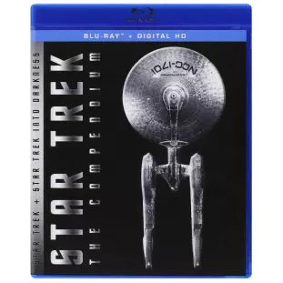 Blu-ray - Star Trek - The Compendium (Star Trek + Star Trek Além da Escuridão) - 4 Discos - 2 Filmes - 2 Extras