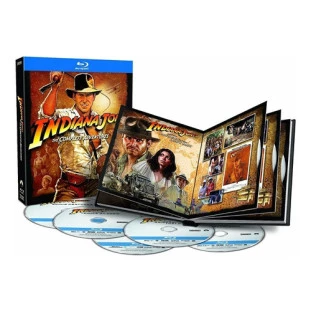 Blu-ray - Indiana Jones - Coleção Completa - Cardbook (Harrison Ford - Sean Connery - Steven Spielberg)