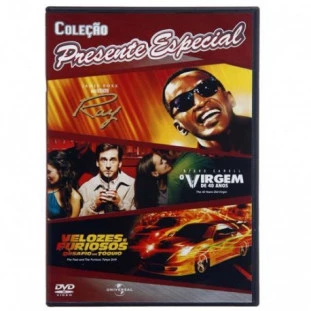 Coleção Especial com 3 Filmes (RAY + O Virgem de 40 Anos + Velozes e Furiosos Desáfio em Tóquio)