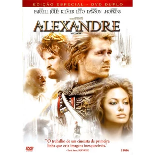 DVD - Alexandre - Edição Especial (DUPLO) - Colin Farrell - Angelina Jolie - Val Kilmer - Jared Leto - Anthony Hopkins - Oliver Stone
