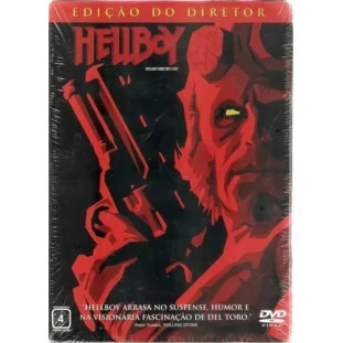 Hellboy - Edição do Diretor (Duplo com Luva) - Guillermo del Toro - Ron Perlman - Selma Blair)