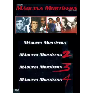 DVD - Máquina Mortífera - Coleção Completa (Edição de Colecionador) - Mel Gibson - Danny Glover - Richard Donner