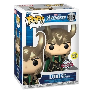 Funko Pop! Os Vingadores 985 - Loki With Scepter