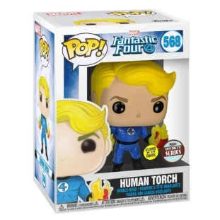 Funko Pop! Quarteto Fantástico 568 - Tocha Humana (Brilha no Escuro) - Specialty Series
