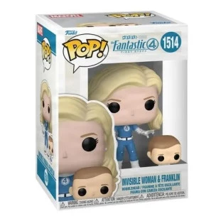 Funko Quarteto Fantástico 1514 - Mulher Invisível e Franklin