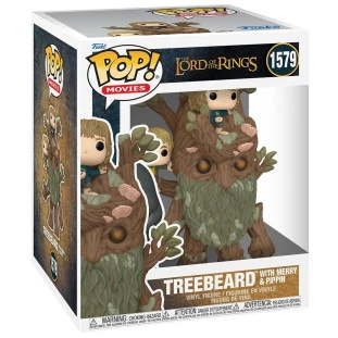 Funko Pop! Movies - O Senhor dos Anéis 1579 - Treebeard With Merry & Pippin